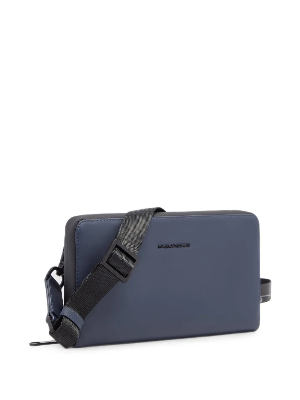 PIQUADRO Portemonnee met logoplakkaat Blauw
