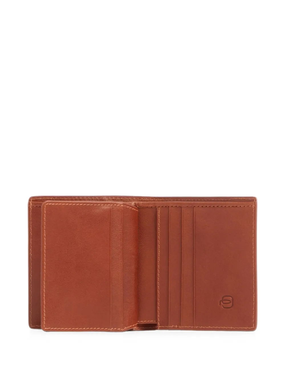 PIQUADRO Victor bifold portemonnee met logo-plakkaat Bruin