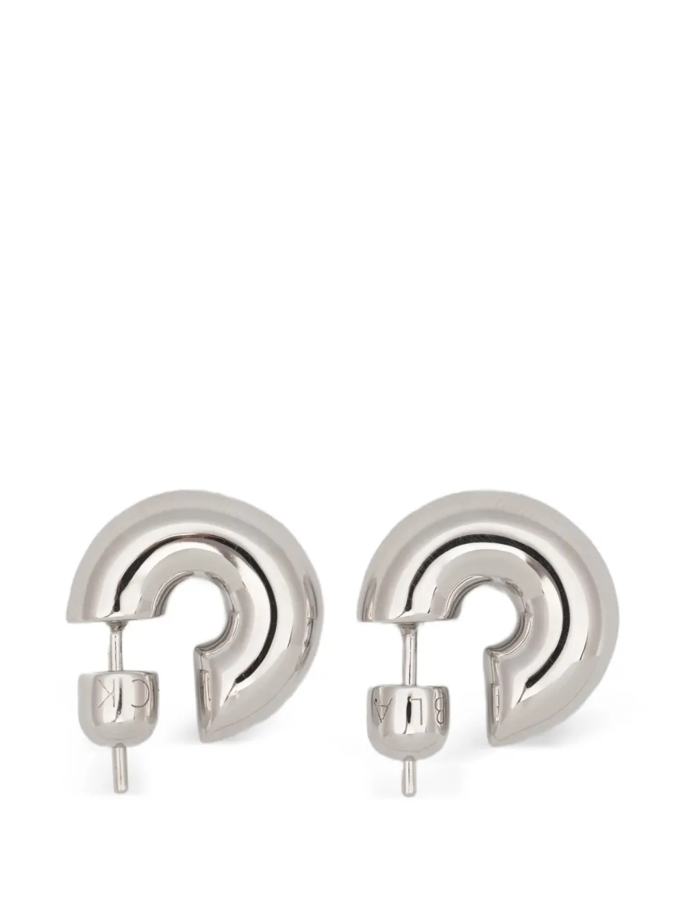 Maria Black medium Prima Hoop earrings - Silber