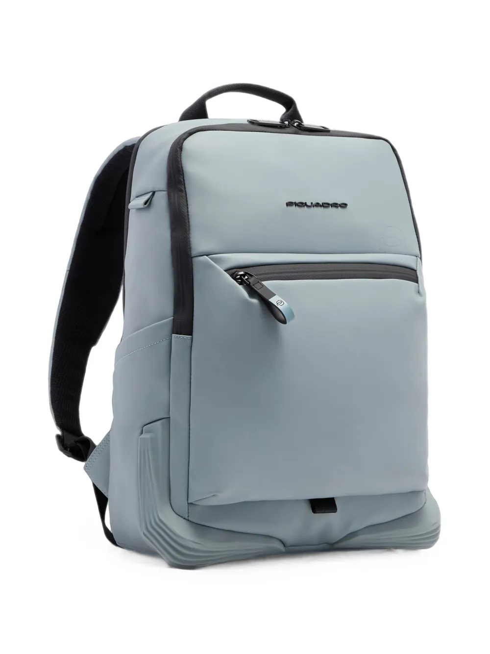 PIQUADRO water-resistant logo-plaque backpack Blauw