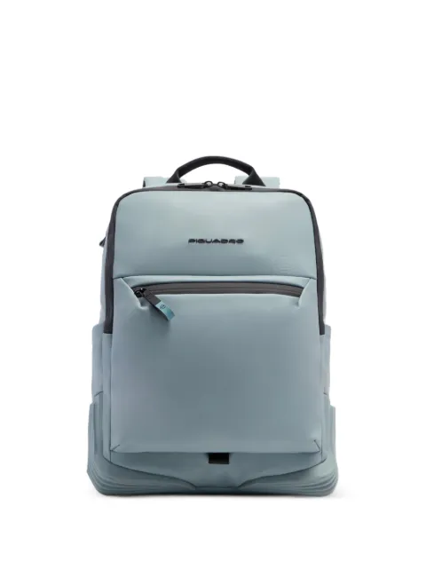 PIQUADRO water-resistant logo-plaque backpack