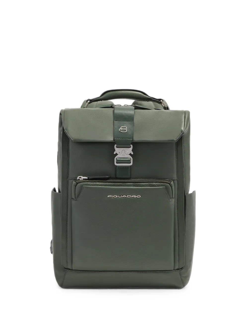 PIQUADRO buckle-fastening leather backpack