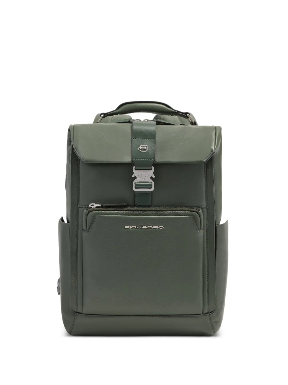 PIQUADRO buckle-fastening leather backpack