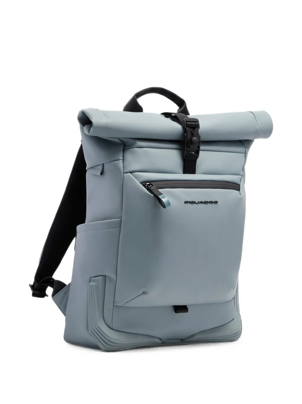 PIQUADRO roll-top water-resistant backpack Blauw