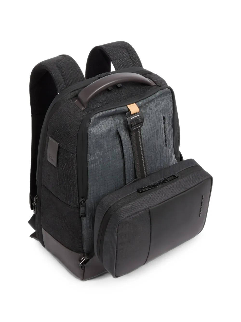 PIQUADRO Uitbreidbare laptop rugzak Grijs