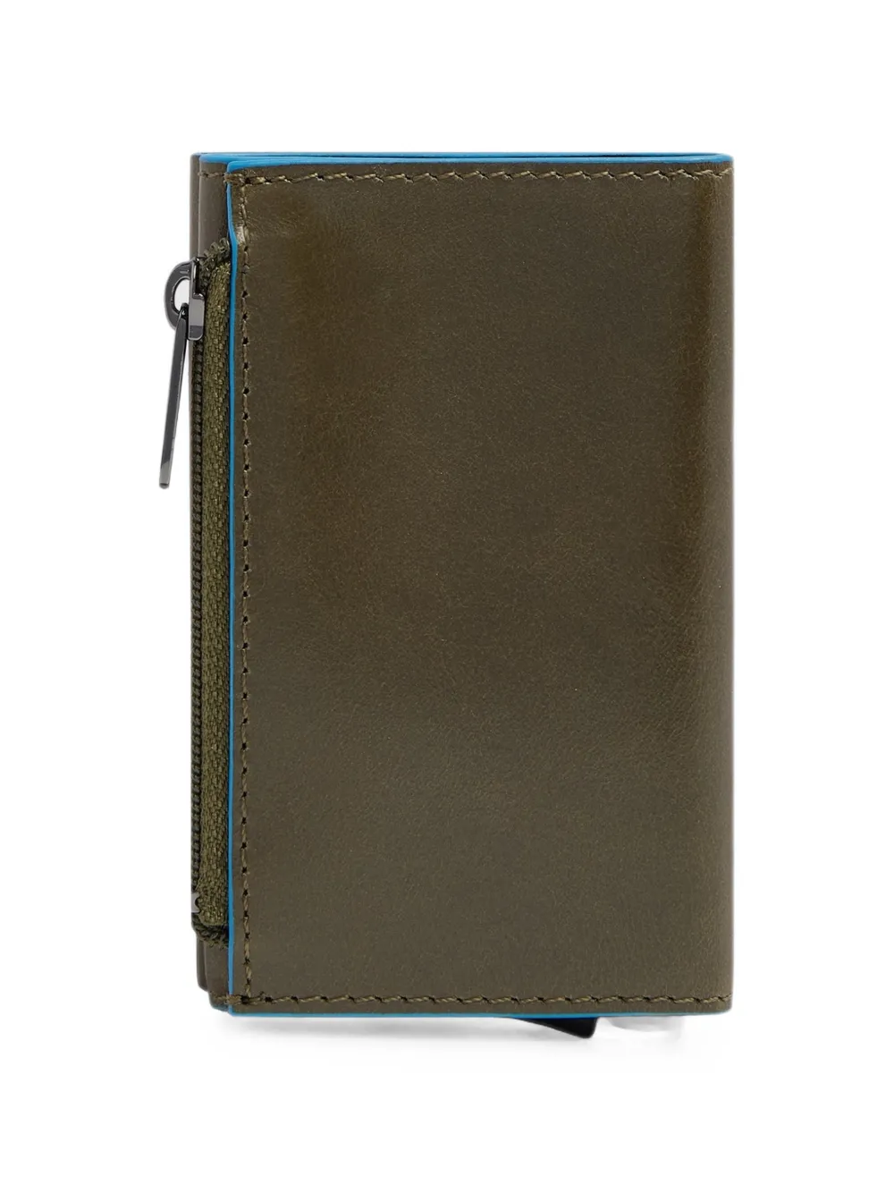 PIQUADRO logo-lettering wallet Groen