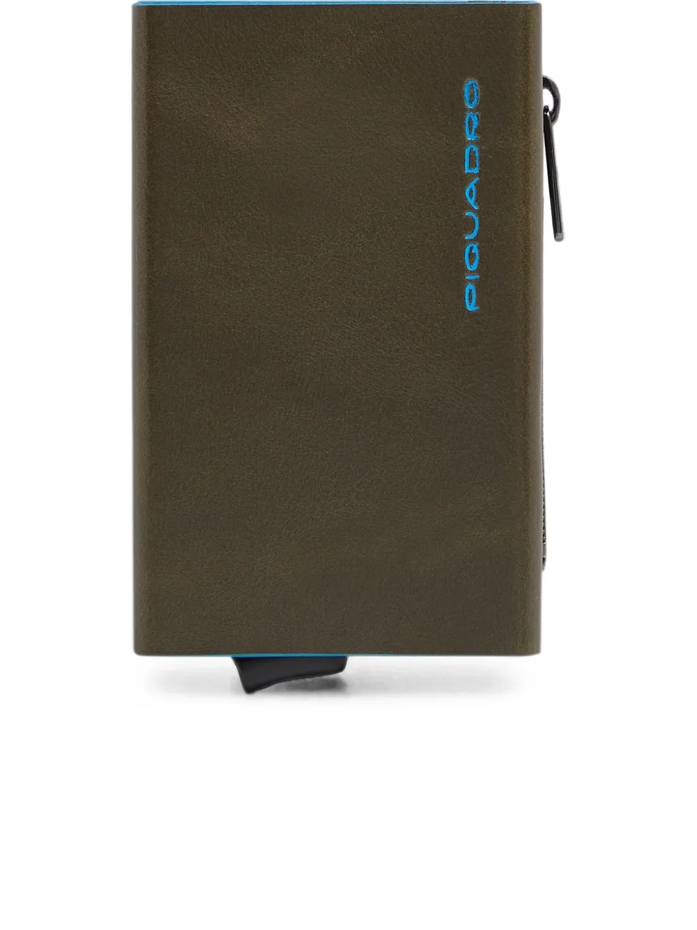 PIQUADRO logo-lettering wallet Groen