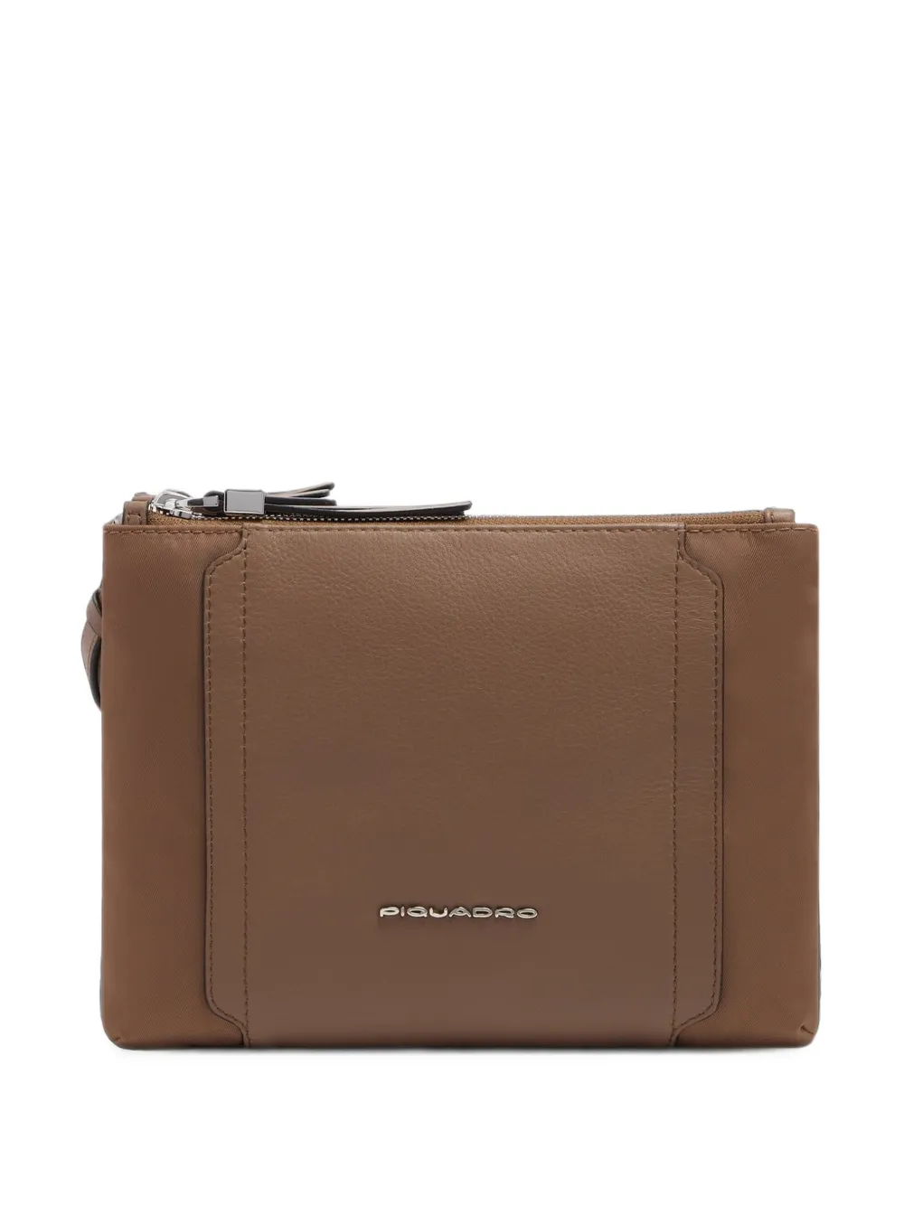 PIQUADRO logo-plaque triple-compartment shoulder bag