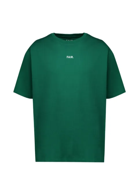 FAIR logo-embroidered oversize T-shirt
