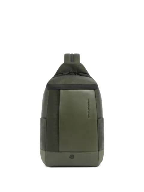 PIQUADRO panelled two-way backpack