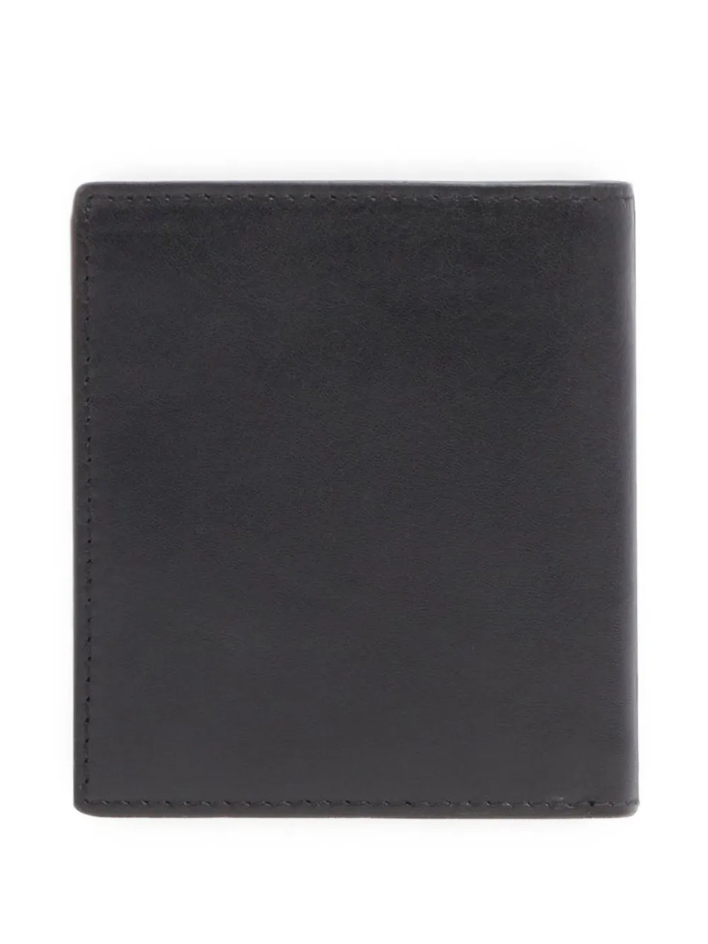 PIQUADRO Bifold pasjeshouder met logo-plakkaat Zwart