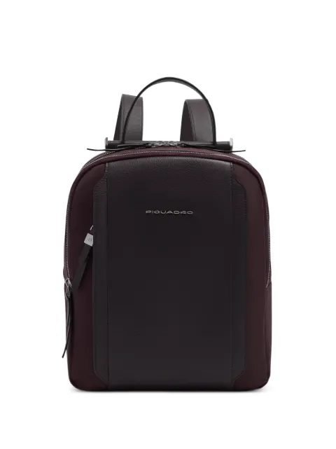 PIQUADRO mochila con placa del logo