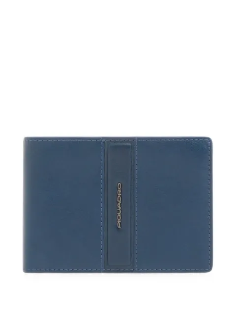 PIQUADRO logo-plaque wallet