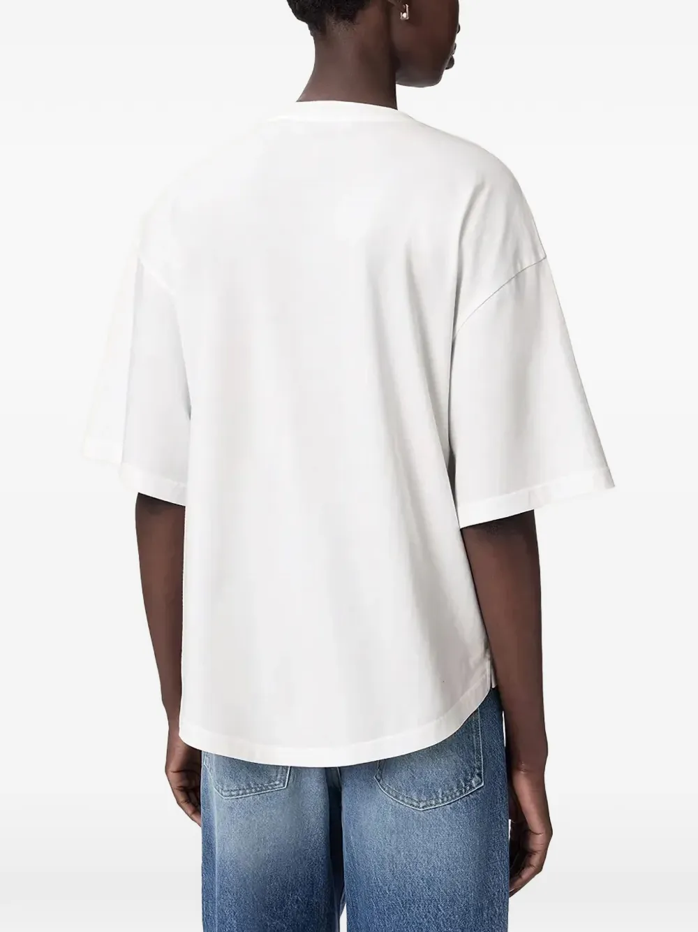 AllSaints T-shirt met pailletten Wit