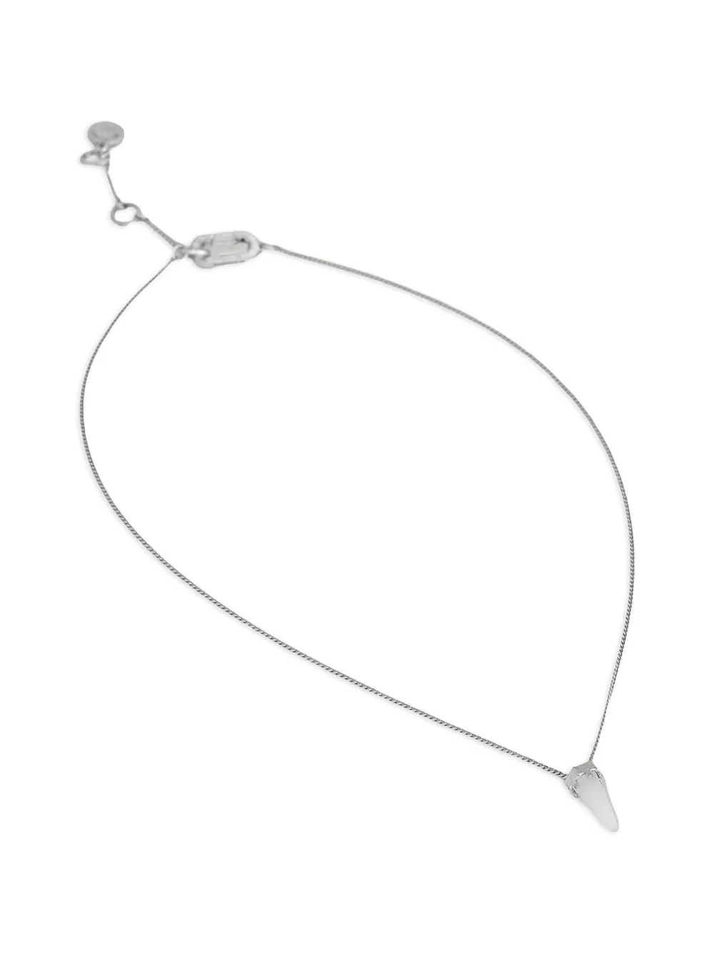 AllSaints pointed pendant necklace