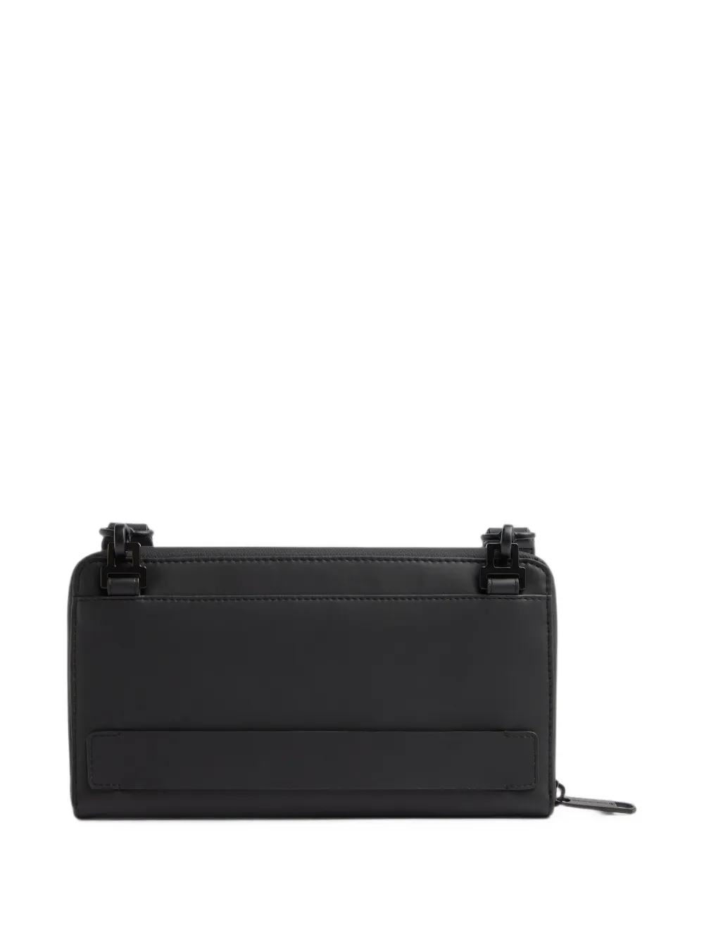 PIQUADRO Corner 2.0 clutch met logo-reliëf Zwart