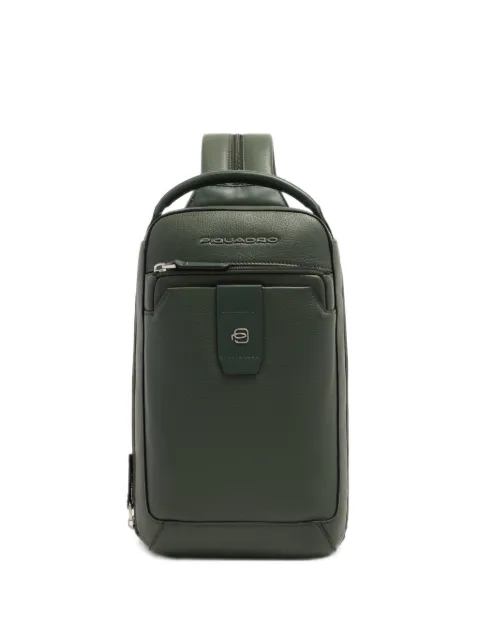 PIQUADRO logo-plaque convertible backpack