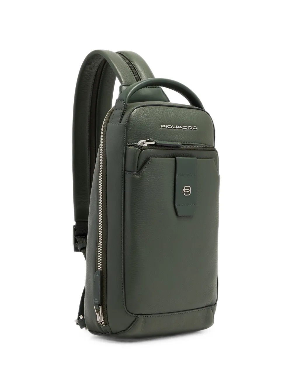 PIQUADRO Multifunctionele rugzak met logo-plakkaat Groen