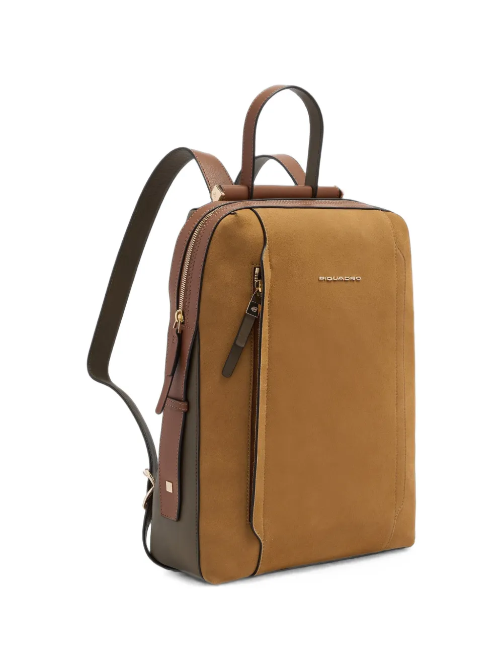 PIQUADRO Leren rugtas Bruin