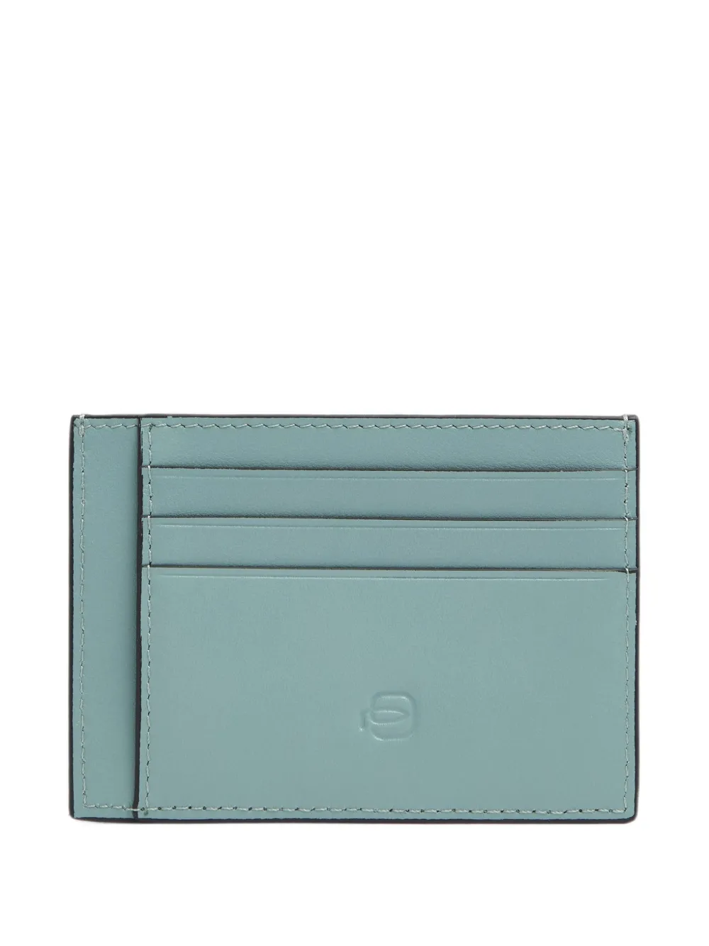 PIQUADRO Patricia logo-plaque slim cardholder Blauw