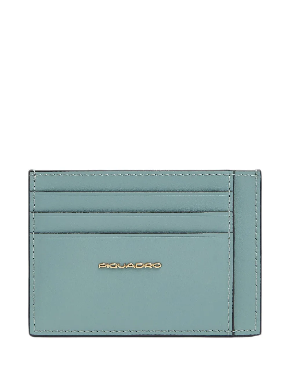 PIQUADRO Patricia logo-plaque slim cardholder - Blu