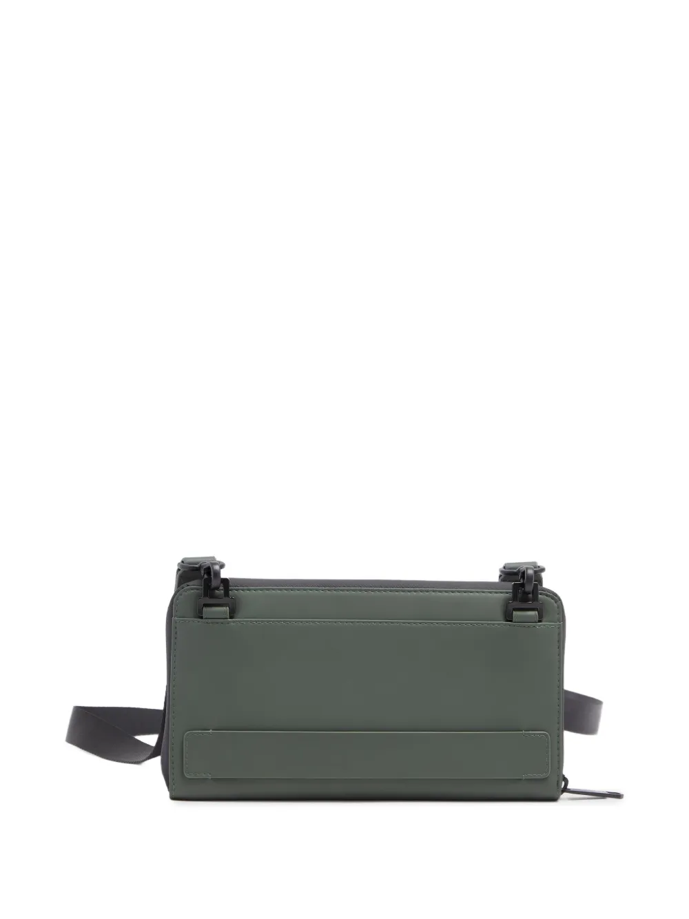 PIQUADRO Clutch met logo-reliëf Groen