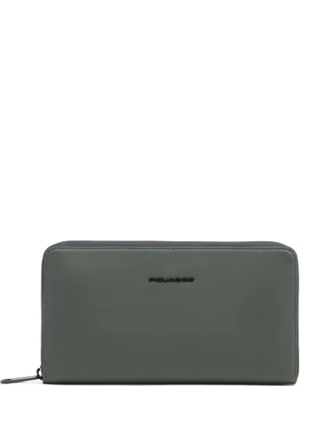 PIQUADRO bolso de mano con logo en relieve