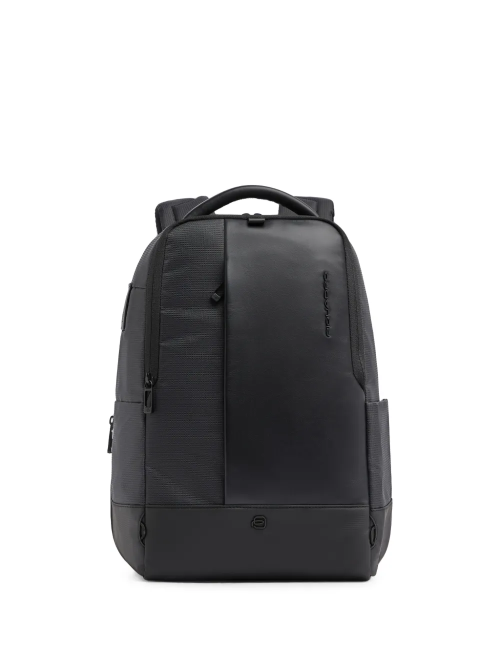 PIQUADRO panelled logo-debossed backpack