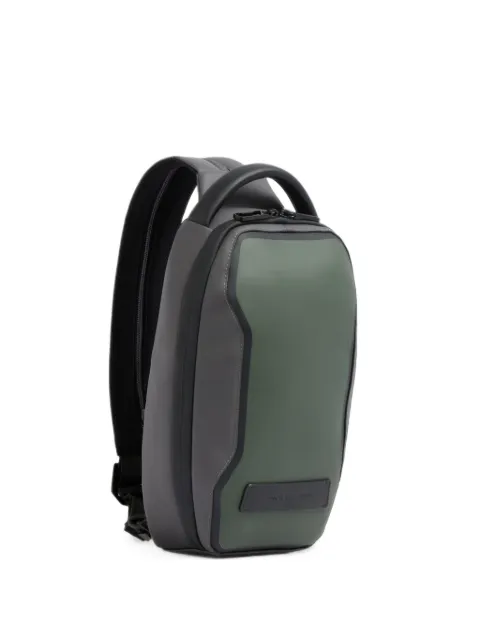 PIQUADRO logo-patch panelled backpack