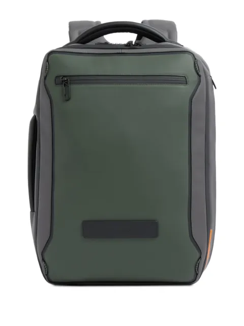 PIQUADRO logo-patch expandable backpack
