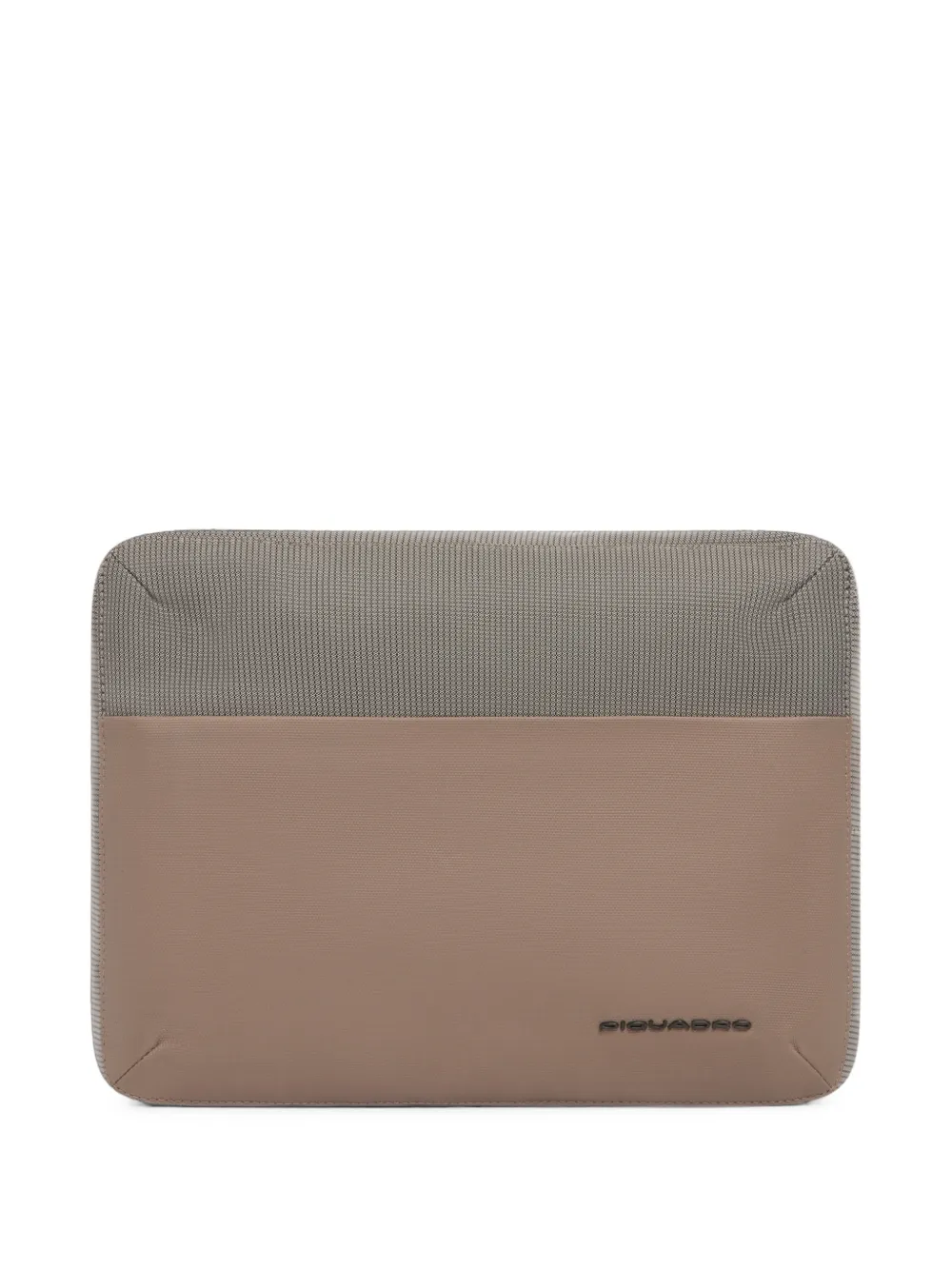 PIQUADRO Clutch met logoplakkaat Bruin