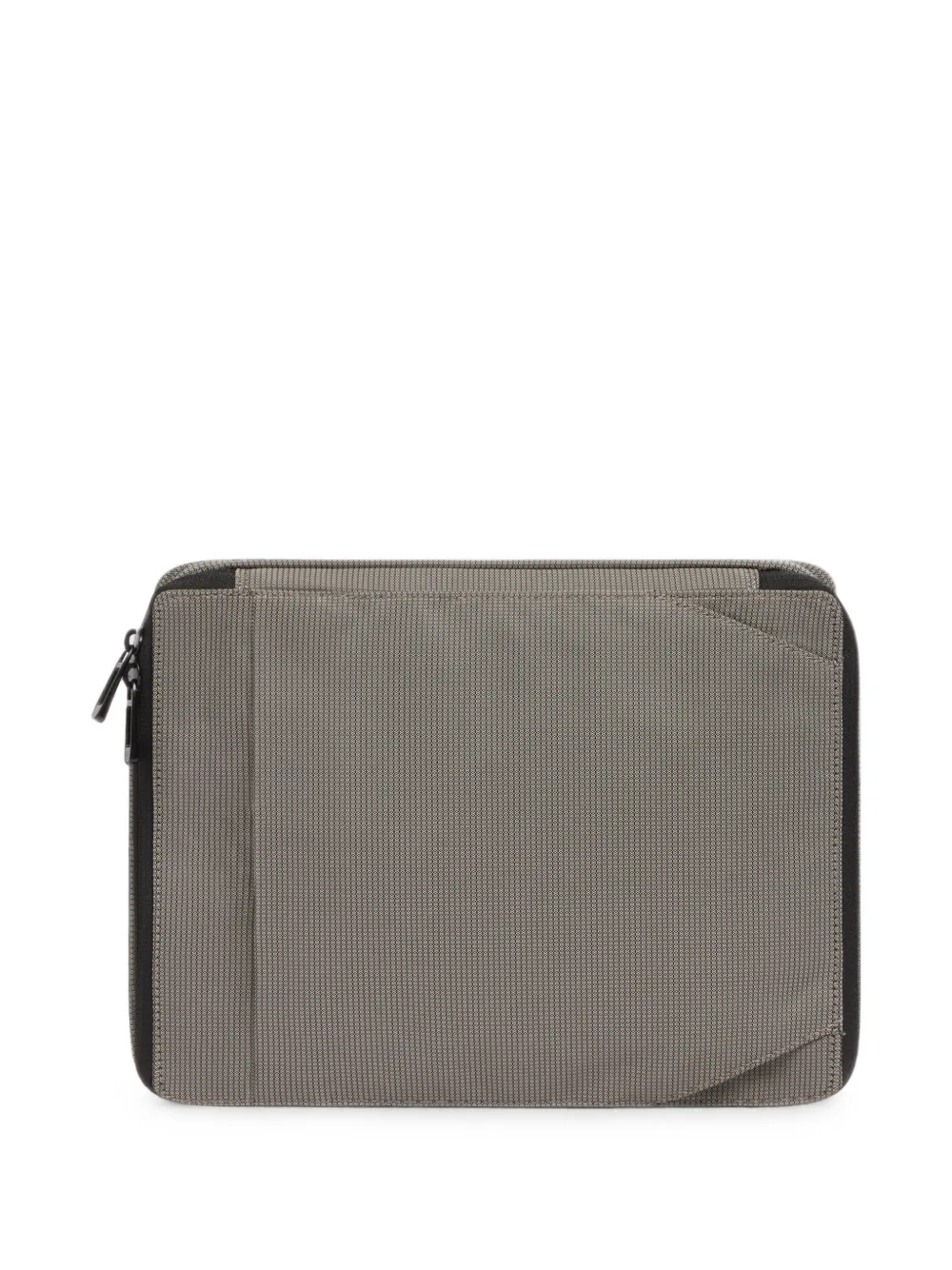 PIQUADRO Clutch met logoplakkaat Bruin