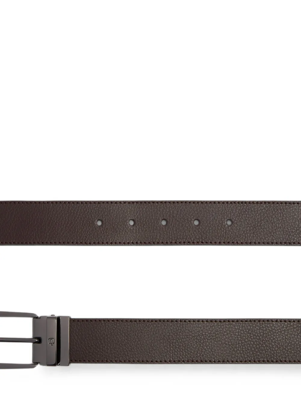 PIQUADRO Omkeerbare leren riem Bruin