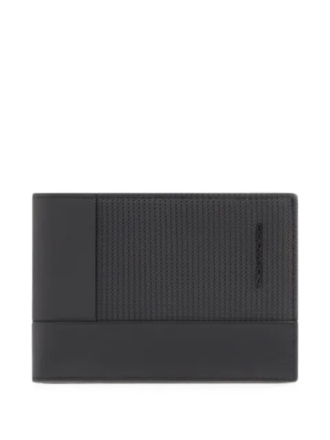 PIQUADRO panelled bifold wallet