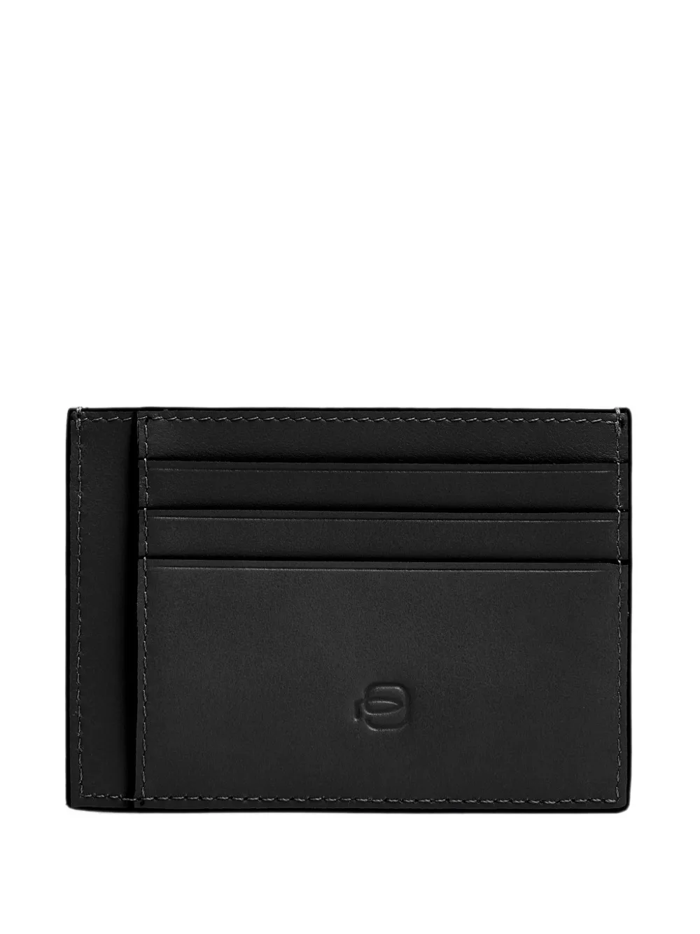 PIQUADRO logo-plaque cardholder - Nero