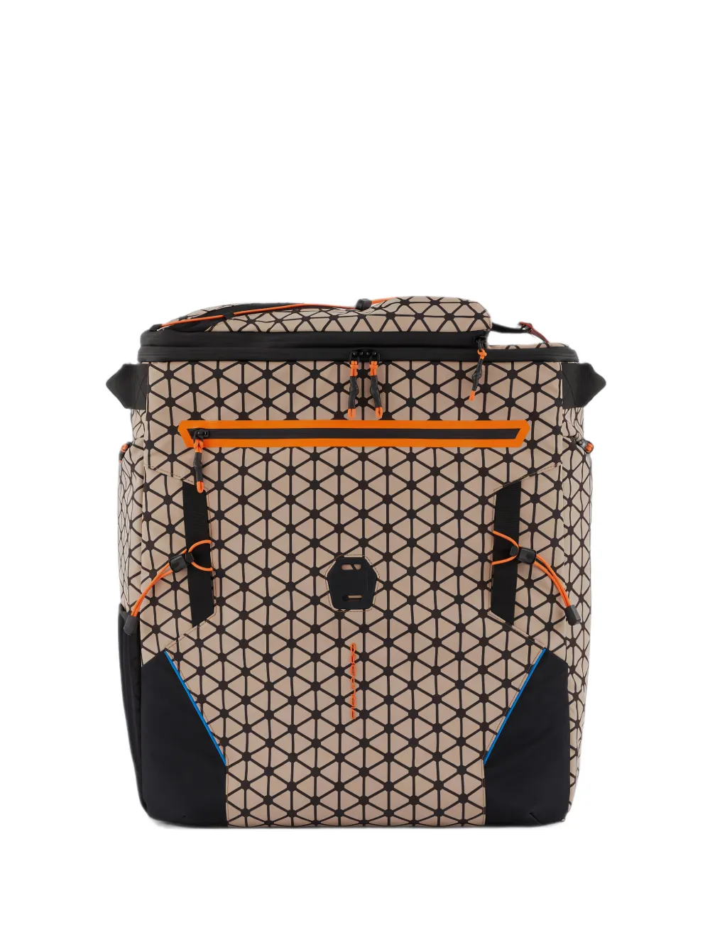 PIQUADRO Borsa porta scarponi da sci con stampa geometrica - Toni neutri