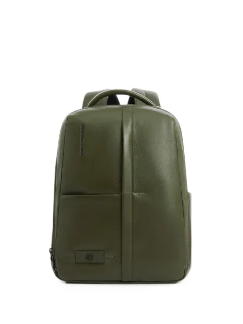 PIQUADRO logo-plaque backpack