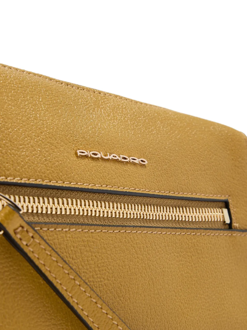 PIQUADRO Patricia crossbodytas met logo-plakkaat Geel