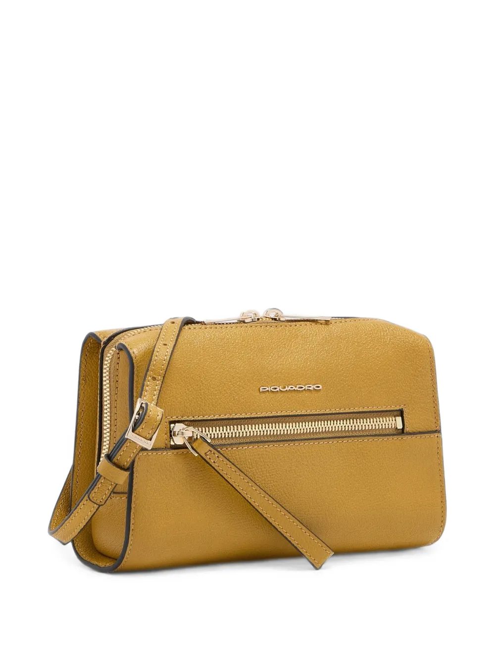 PIQUADRO Patricia crossbodytas met logo-plakkaat Geel