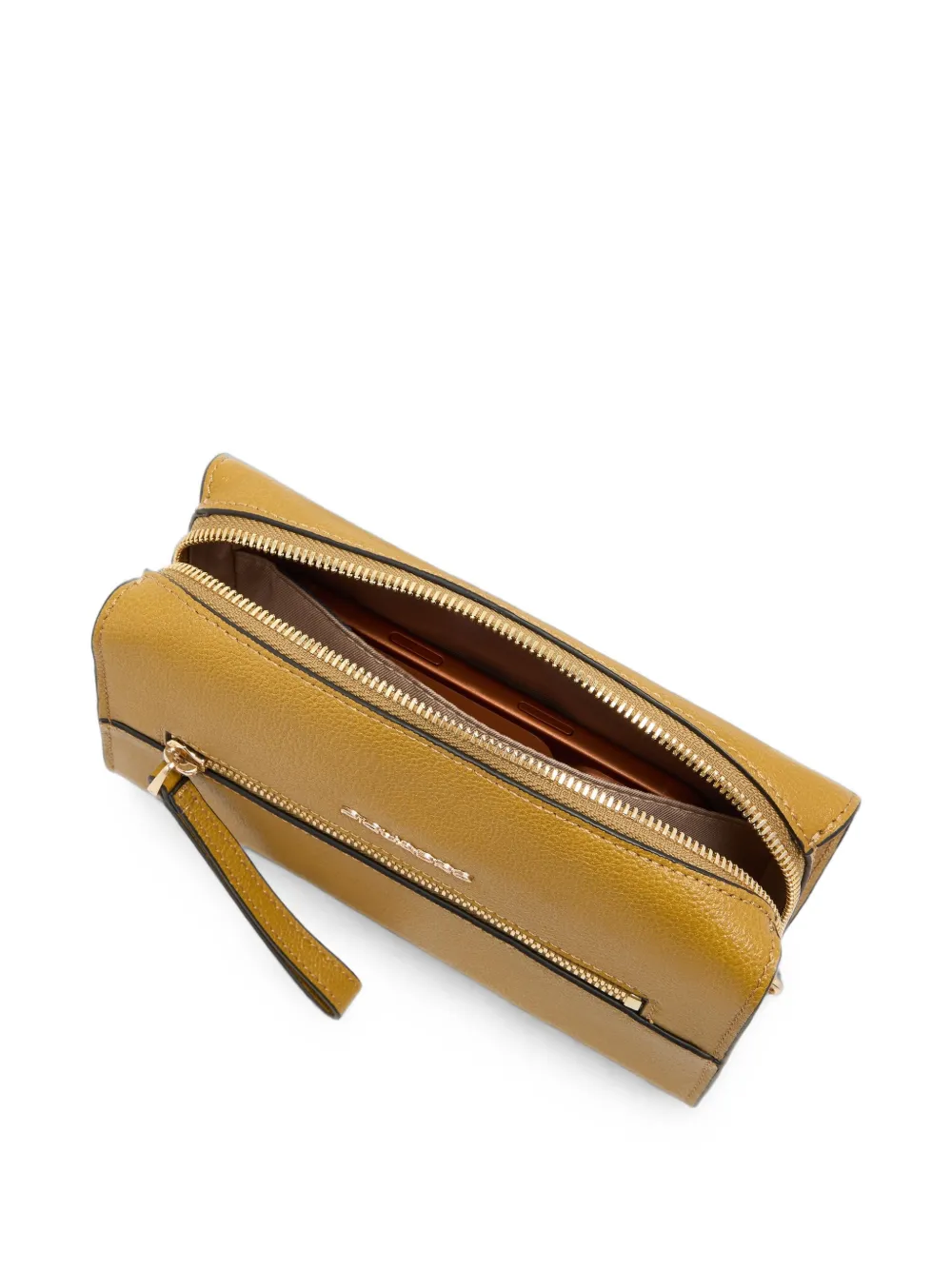 PIQUADRO Patricia crossbodytas met logo-plakkaat Geel