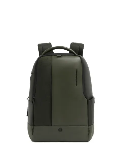 PIQUADRO logo-plaque backpack