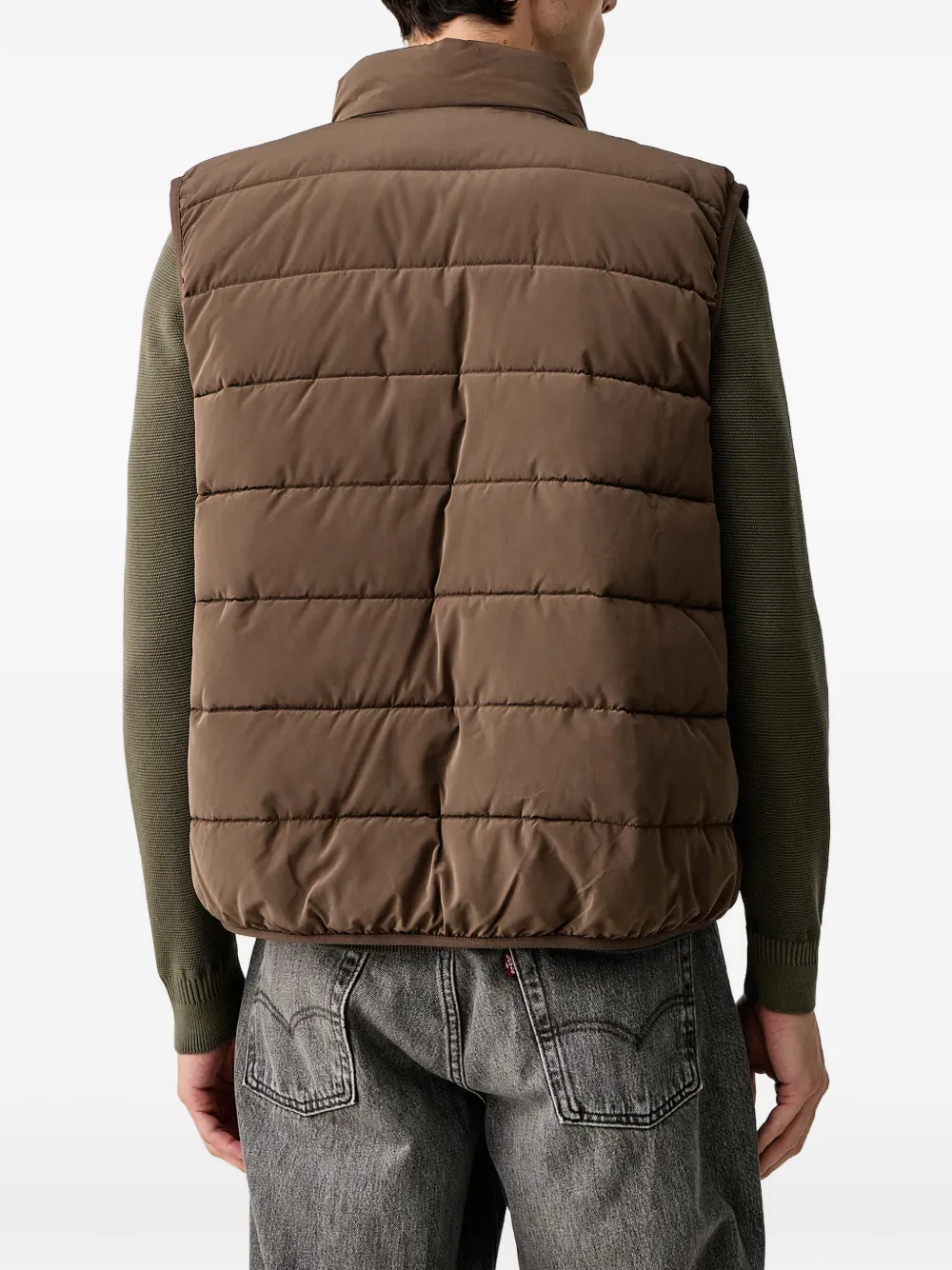 Aeronautica Militare Gewatteerde bodywarmer Bruin
