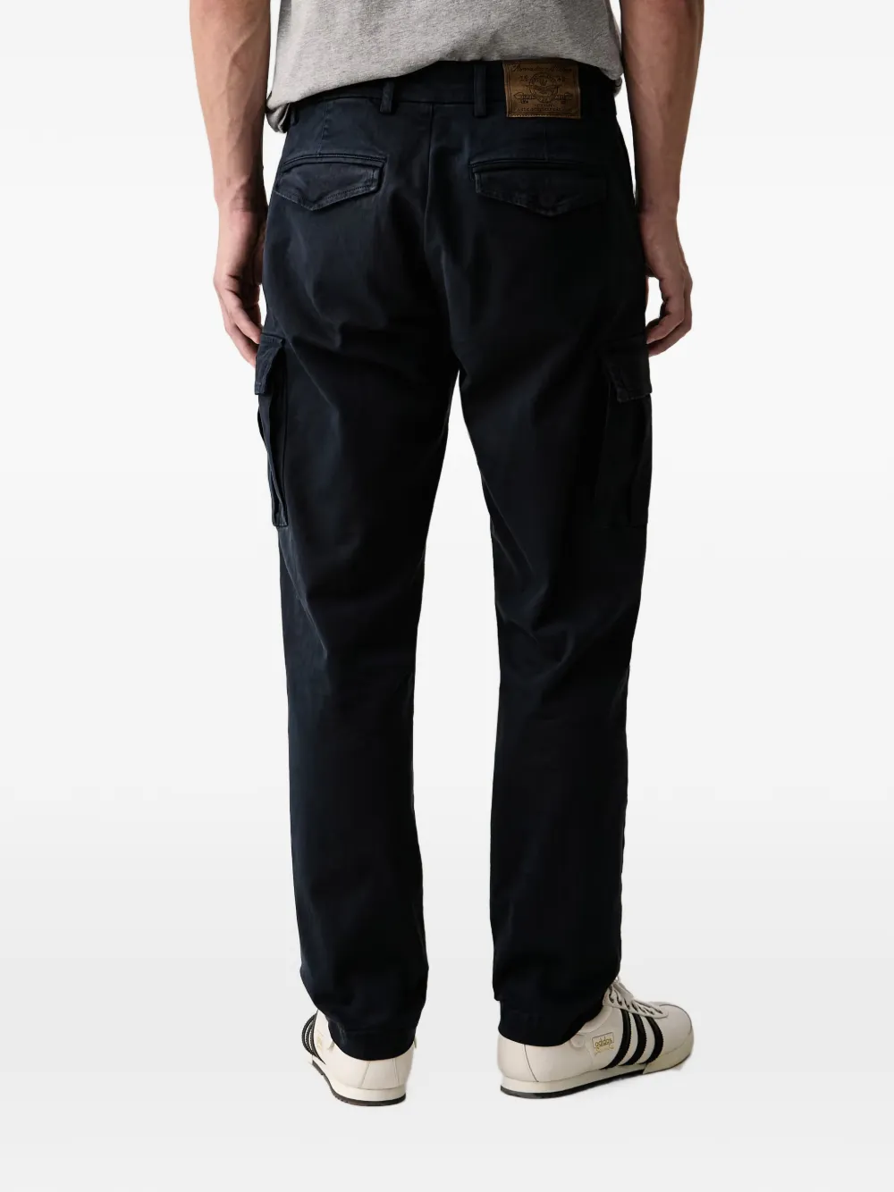 Aeronautica Militare Cargo broek met logopatch Blauw