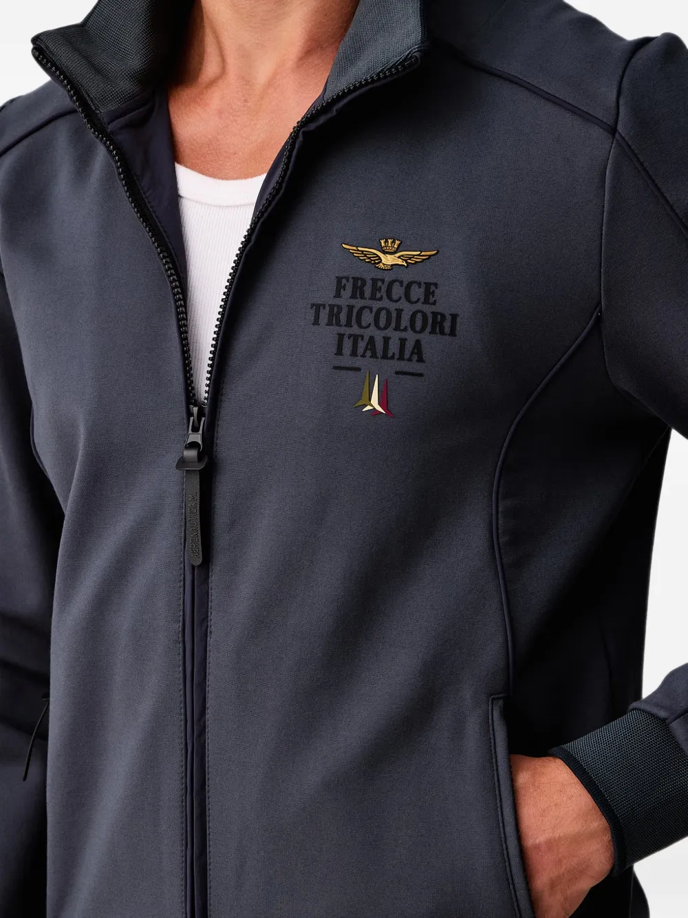 Aeronautica Militare Frecce Tricolori sweater met rits Blauw