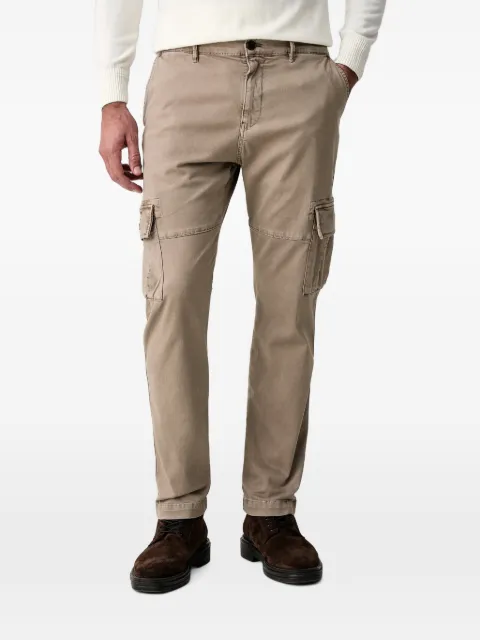Aeronautica Militare pantalones rectos cargo con parche del logo