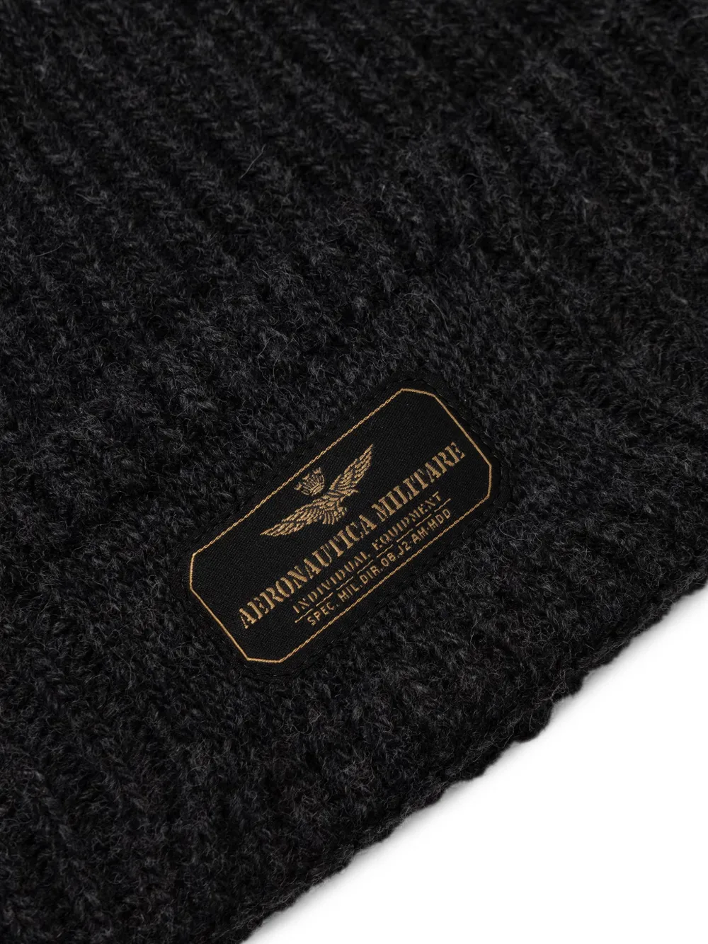Aeronautica Militare Muts met logopatch Grijs