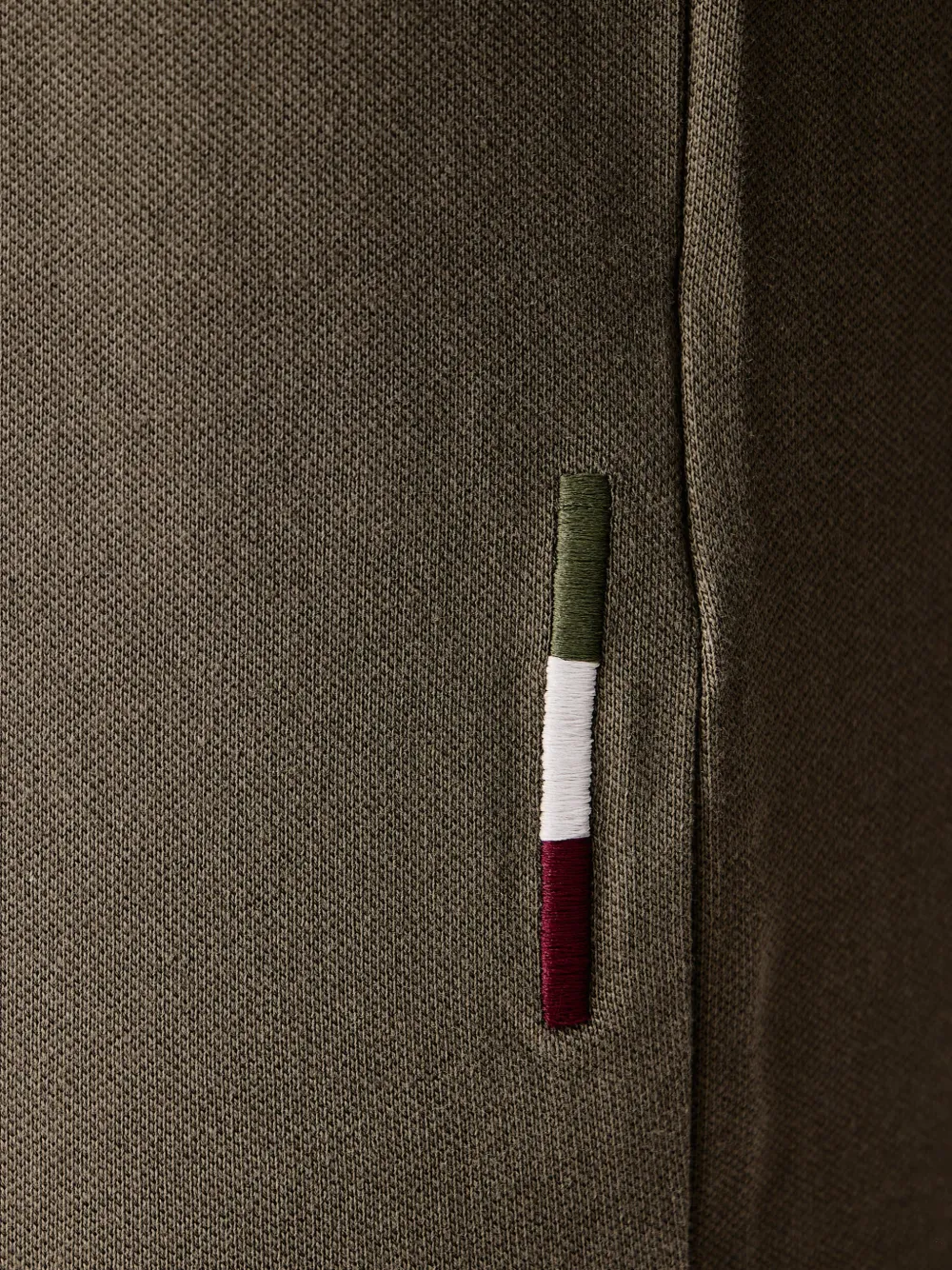 Aeronautica Militare Overhemd met geborduurd logo Groen