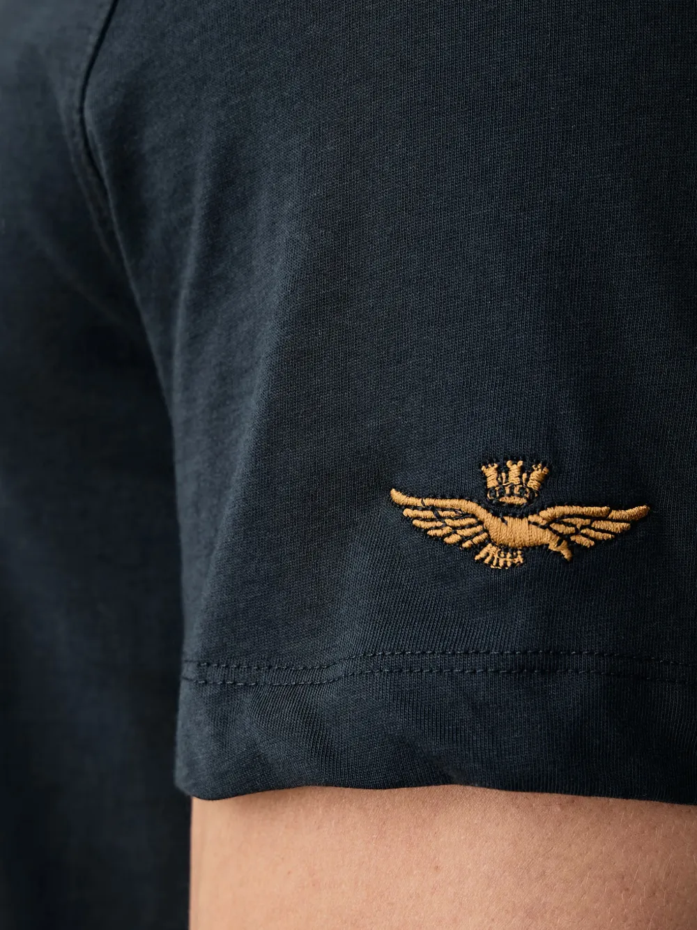 Aeronautica Militare T-shirt met logoprint Blauw