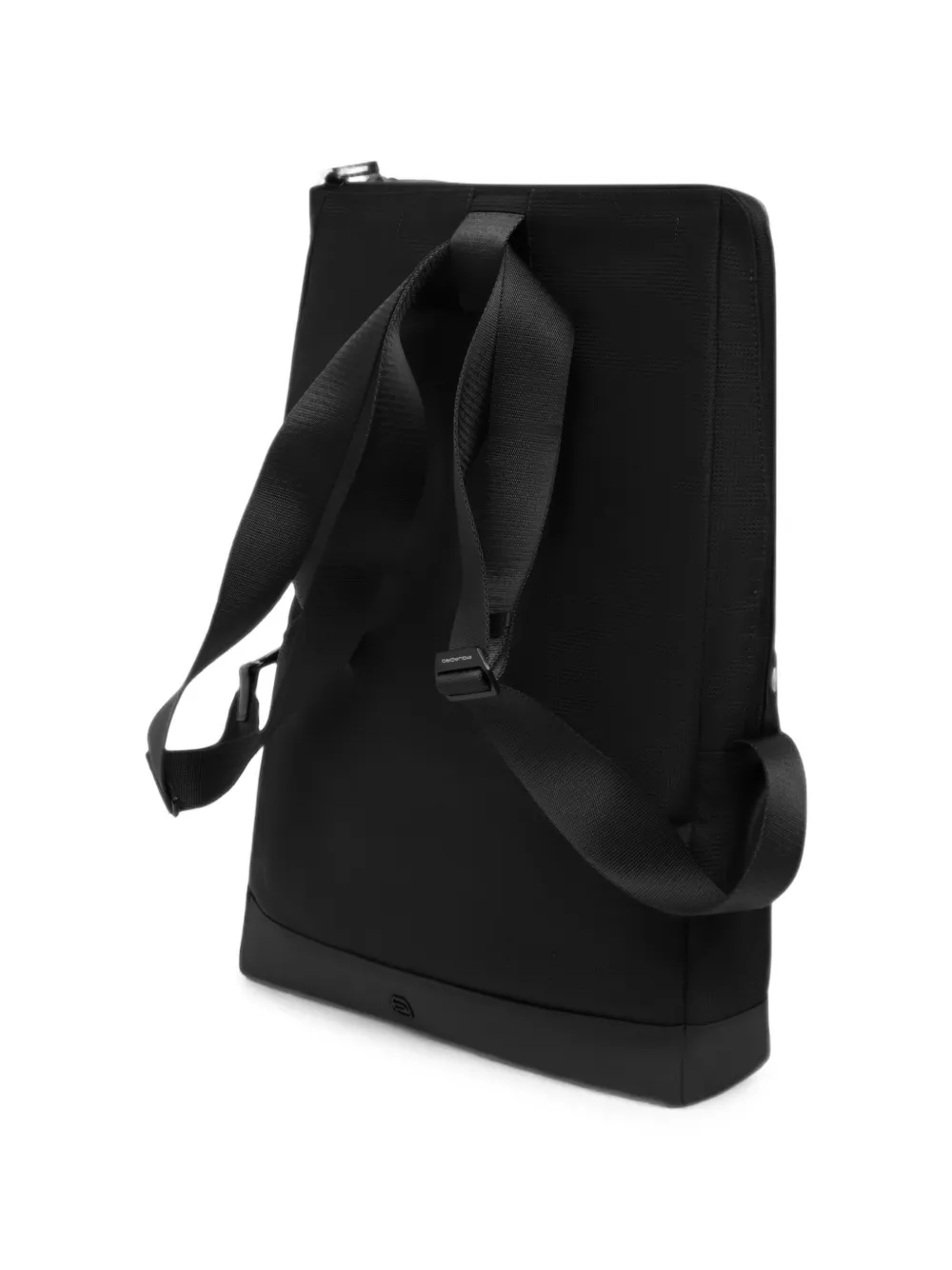 PIQUADRO Laptoptas met logo-reliëf en twee draagmogelijkheden Zwart