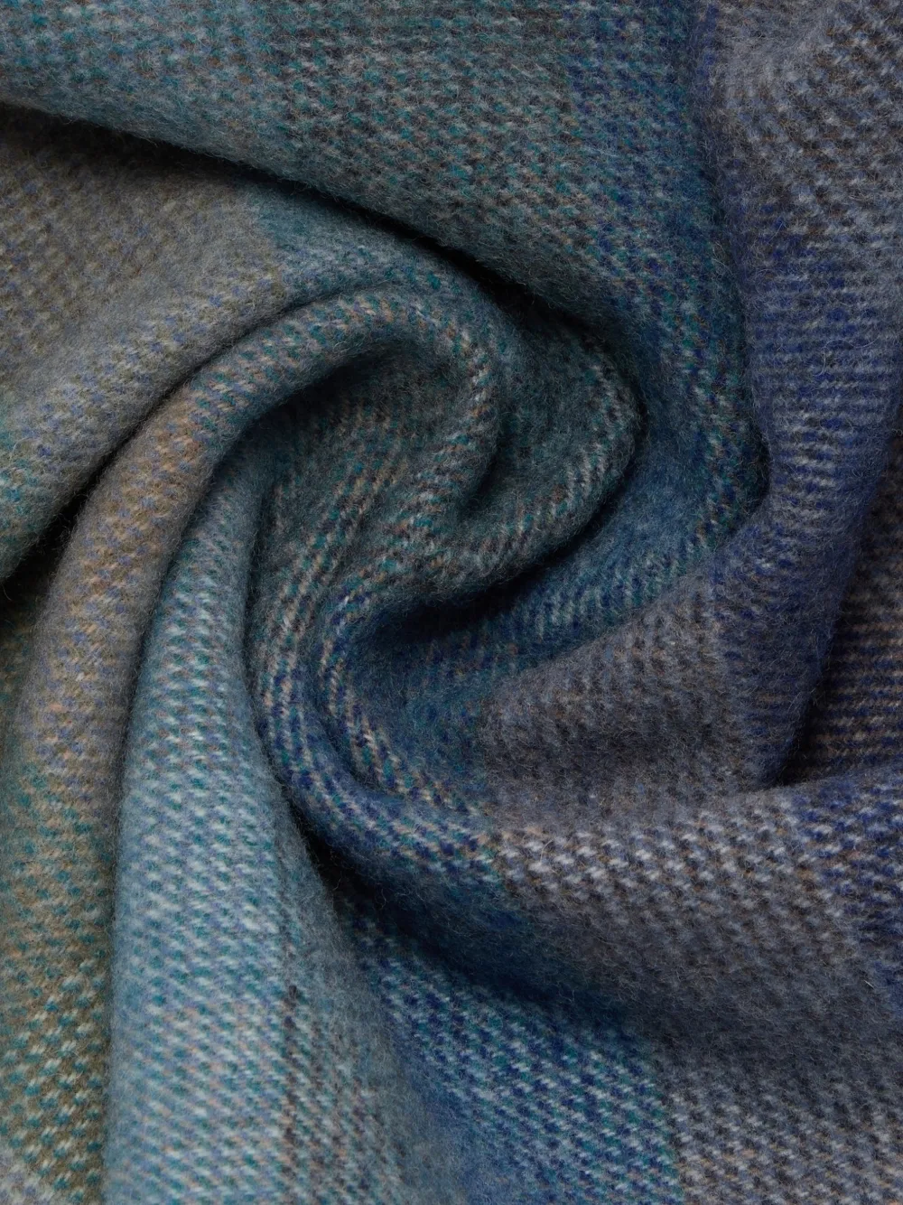 PIQUADRO Geruite sjaal Blauw